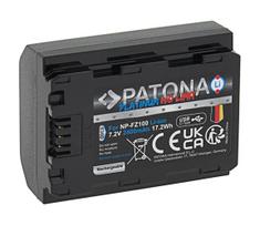 PATONA – Sony NP-FZ100 2400mAh ličio jonų platininis USB-C akumuliatorius