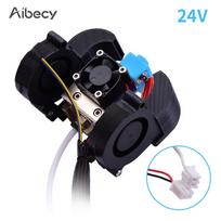 „Aibecy Ender“ pilnai surinktas ekstruderio „Hotend“ komplektas su aliuminio šildymo bloku, 0,4 mm purkštuko aušinimas 24V įvairiaspalvis