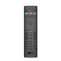 G40S „Smart Voice Air Mouse“ 6 ašių giroskopas rankinis nuotolinio valdymo pultas IR mokomasis valdymas balsu 3 juoda