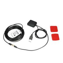 Automobilio GPS signalo antenos stiprintuvas su GPS imtuvu + siųstuvu 30DB telefono navigatoriui juoda