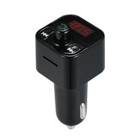 Automobilinis MP3/WAV muzikos grotuvas BT 5.0 FM moduliatorius siųstuvas belaidis laisvų rankų įrangos garso imtuvas Dvi USB juoda