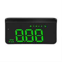 Automobilio HUD 3,5 colio priekinio ekrano priekinio stiklo projektorius skaitmeninis transporto priemonės spidometro GPS modelis Green backlight juoda