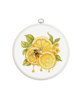 Siuvinėjimo rinkinys "The Lemon Juice" SBC234 su lankeliu