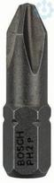 Screwdriver bit PH2, 25mm 25pcs. 2607001513 | 3165140300391