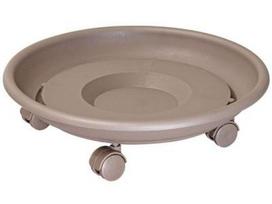 Padėklas su ratukais PLASTIC TAUPE XL