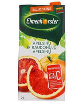 Gaivusis sulčių gėrimas ELMENHORSTER, apelsinų ir raudonųjų apelsinų, be konservantų, 20%, 2l