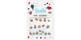 Snails nagų lipdukai, princesės