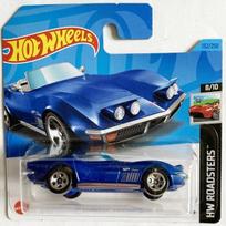 Hot Wheels Modeliukas 72 stingray Convertible blue short card