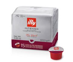 Kavos kapsulės illy MPS - Intenso, 15 vnt.