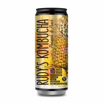Rudy's kombuča ananasai ir persikai, 330 ml