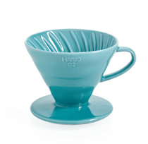 V60 filtro dubuo, keraminis, geltonas, VDC-02-TQ-UEX