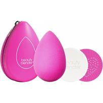Makiažo kempinėlės rinkinys BeautyBlender Besties Iconic BB27924, rinkinį sudaro: makiažo kempinėlė, muiliukas, silikoninis padelis, dėkliukas