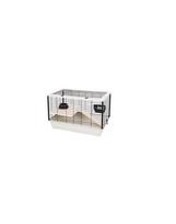 INTERZOO BUNNY 80 DE LUXE Triušių narvas 78 cm šiltai pilkos spalvos