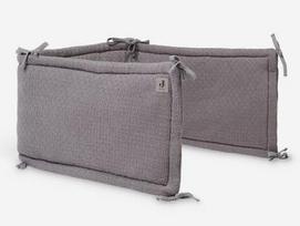 Jollein lovytės apsaugos 35x180cm Bliss Knit Storm Grey