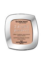 DEBORAH MILANO 24ORE PERFECT matiškumo suteikianti kompaktinė pudra (4 Beige), 9 g