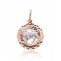 Auksinis pakabukas Zodiakas. Metalas: Raudonas/Baltas Auksas. Praba: 585°