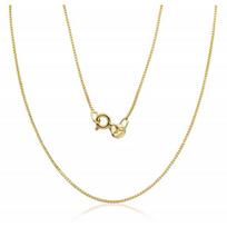 Auksinė grandinėlė 0.8 mm , briaunų apdirbimas deimantu