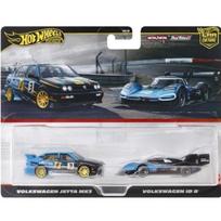 Hot Wheels Premium 2-pack Modeliukas Volkswagen I.D.R. & Volkswagen Jetta MK3 (yra Sandėlyje)