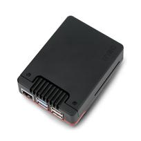 Argon Neo 5 Bred – Raspberry Pi 5 dėklas su ventiliatoriumi – juodas ir raudonas