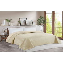 Aksominė lovatiesė VELVET BEIGE (220X240cm)