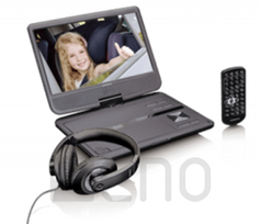 LENCO DVP-1010 Portable 10-inch DVD Player, Black