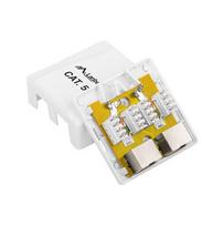 Dviejų lizdų FTP v/t dėžutė LANBERG OS5-0002-W RJ45 Cat.5