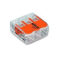 Universali laidų jungtis 3x 0.8-4mm 32A Wago 221-413 1vnt