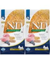 FARMINA N&D low grain lamb & blueberry adult small dog 2.5 kg