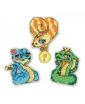 Siuvinėjimo rinkinys "Snakelets" 2219AC