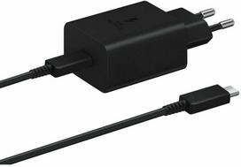 112803 EP-T1510EBE + EP-DA705BBE Samsung 15W kelioninis įkroviklis + USB-C/USB-C Data kabelis juodos spalvos (OOB Bulk)