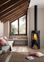 Plieninė krosnelė Invicta Neosen, su šoniniais stiklais, 6kW (P948837)