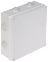 ATSIŠAKOJIMO DĖŽUTĖ SU RIEBOKŠLIAIS LUX-196X196/EPN IP55 Elektro-Plast