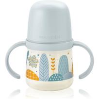 Suavinex Dreams First vaikiška gertuvė su rankenomis Blue 6 m+ 150 ml