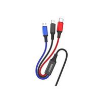 iKaku KSC-804 Set 3 in 1 USB- Lightning+USB-C+micro USB1,2m