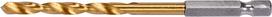 Grąžtas metalui su Hex 6.3 mm (1/4") galu HSS-TiN | 5.5 mm (YT-44763)