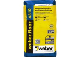 Mišinys grindims Weberfloor 4310, savaime išsilyginantis, sustiprintas plaušu 2-50mm, 25kg