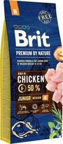 BRIT Premium by Nature Junior Medium Chicken - sausas maistas šunims - 15 kg