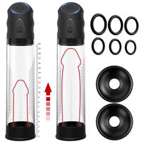 Paloqueth Electric Penis Vacuum Pump with 6 Cock Rings