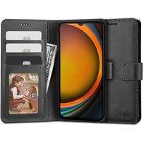 Juodas atverčiamas dėklas "Tech-Protect Wallet" telefonui Samsung Galaxy Xcover 7