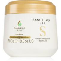 Sanctuary Spa Golden Sandalwood druskos šveitiklis kūnui 300 g