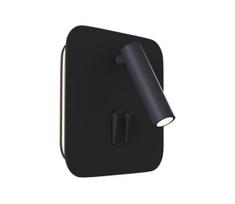 Maytoni C175-WL-01-6W-B - LED sieninis akcentinis šviestuvas IOS LED/9W/230V juoda