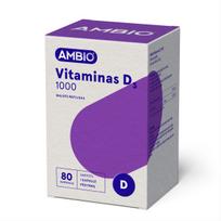 AMBIO VITAMINAS D3 1000IU, 80 minkštųjų kapsulių