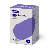 AMBIO VITAMINAS D3 4000IU, 120 minkštųjų kapsulių