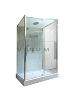 Dušo kabina Qbox 1200 x 800 mm, dešininė