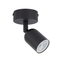Lubinis šviestuvas TK LIGHTING TOP  BLACK 1, 1xGU10  LED 10W