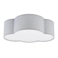 Vaikiškas lubinis šviestuvas TK LIGHTING CLOUD 2, 2xE27,  LED 15W, pilkas