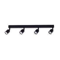 Lubinis šviestuvas TK LIGHTING TOP BLACK 4, 4xGU10  LED 10W