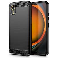 Juodas dėklas "Tech-Protect Tpucarbon" telefonui Samsung Galaxy Xcover 7