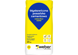 Greitai stingstantis cementinis išlyginamasis grindų mišinys Weber.floor RAPID, 10-100 mm
