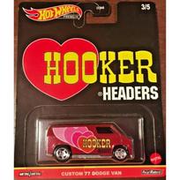 Hot Wheels Premium Modeliukas Custom 77 Dodge Van Hooker Headers